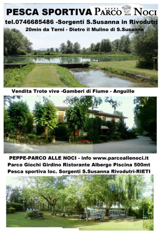 Albergo-Ristorante"Parco Alle Noci"Tra La Cascata Delle Marmore,Labro E Valle Santa Di S Francesco Rivodutri المظهر الخارجي الصورة